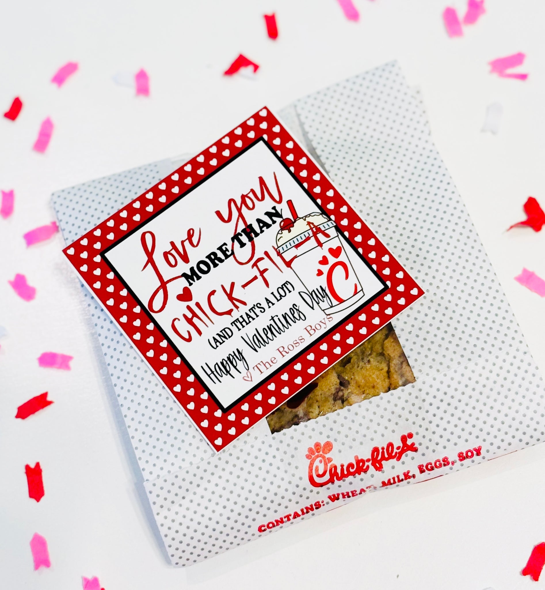 I love you more than Chick-Fil-A-Gift Tags
