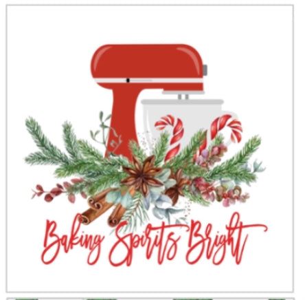 Baking Spirits Bright Gift tags (set of 10) (READY TO SHIP)