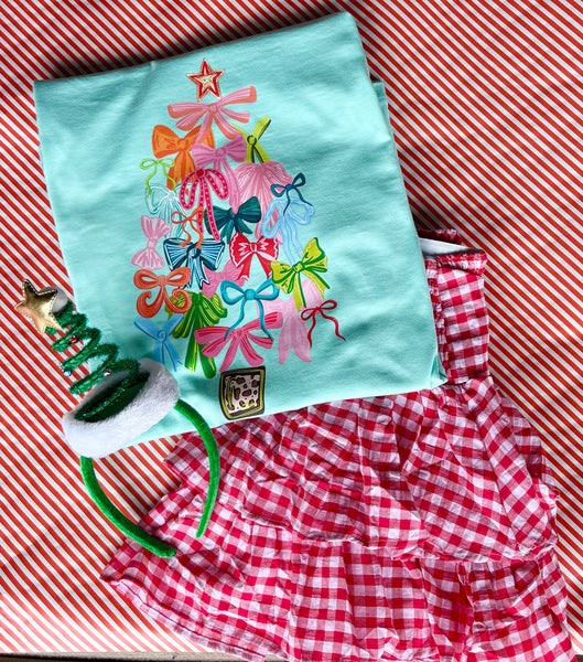 Colorful Bow Tree Shirt (3 styles/colors available)