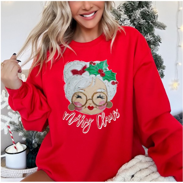 Merry Claus (3 styles available) (Polka Dot Poodle Exclusive)