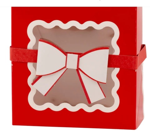 Bow scallop Treat Boxes (set of 6)