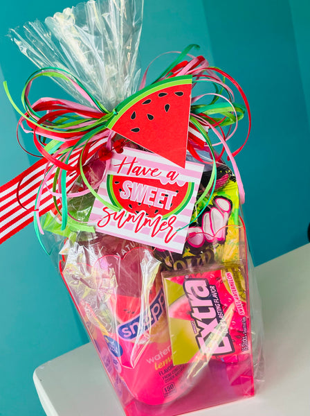 SWEET Summertime Raffia Bundle (red, lime green, baby pink, green)