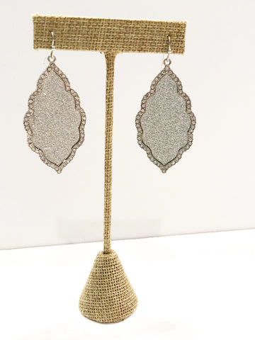 Silver fashion Rhinestone Earrings