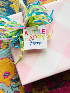 A little HAPPY Gift Tag