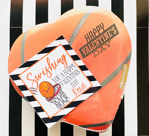 SWISHING you a Happy Valentines Day-Personalized Gift Tags